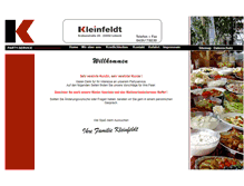 Tablet Screenshot of party-service-kleinfeldt.de